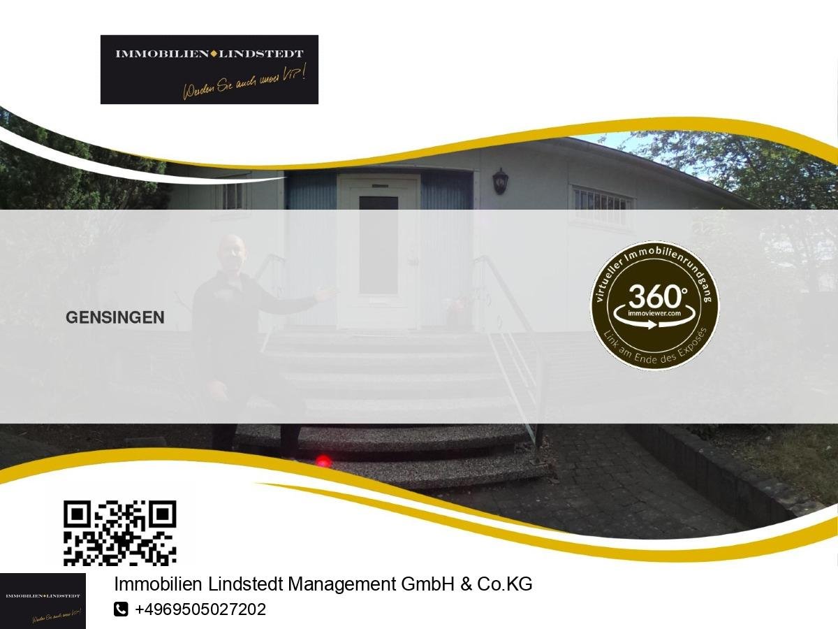 immobilien-lindstedt.de / GELEGENHEIT IN GENSINGEN! BUNGALOW MIT POOL! SOFORT FREI!