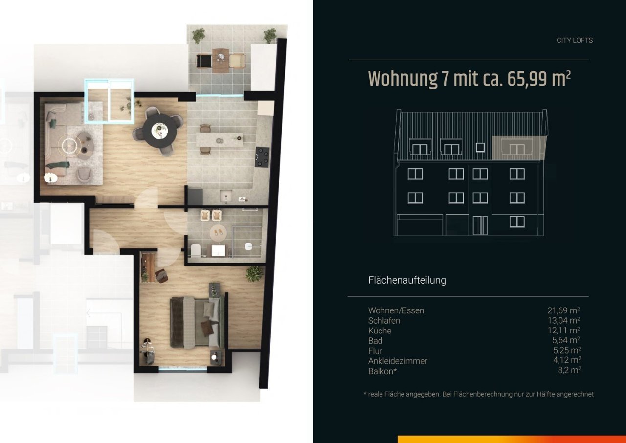 Grundriss Wohnung 